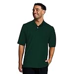 Jerzees Mens Men's Short Sleeve Polo Shirts, Cotton Blend, Two Button Closure, Regular Fit, Sizes S-5x