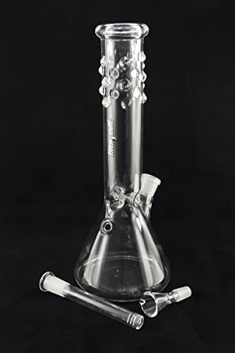 aquasensishop Budawi® 18,8er Glasbong Bong Wasserpfeife Eisbong von Super Heroes mit Eisfach Slit Chillum und 14,5er… – Bild 6