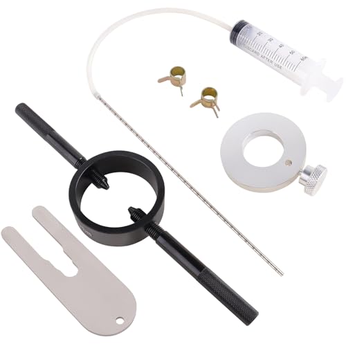 Image of Motorcycle Fork Service Tool Kit for Harley Davidson Honda KTM - Fork Oil Level Gauge, Fork Compressor Tool & Spring Compressor Tool for Oil Change Tools