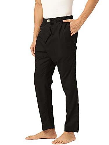 Image of Rajubhai Hargovindas Men's Pure Cotton Elastic Pyjama Lounge Pant | 100% Cotton | 2 Side Pockets |