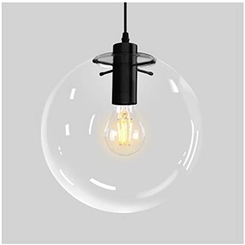 Chandelier suspension en verre soufflé nordique minimaliste pour salon et café