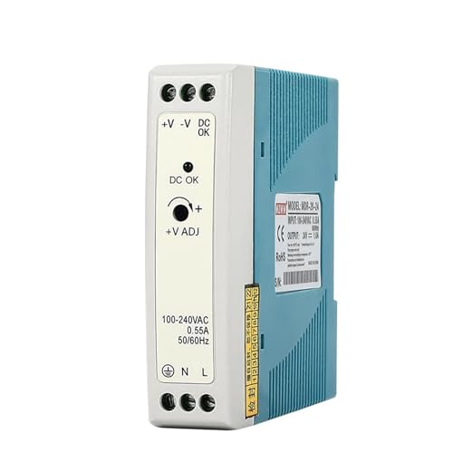 10 w 20 w industrielles din-schienen-schaltnetzteil 5 v 12 v 24 v ac/dc einzelausgang for led-beleuchtungsquelle mdr-20-12 mdr-10-24,effektive kühlung