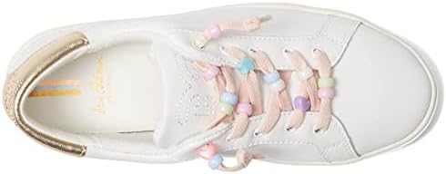 Sam Edelman Girls Ethyl Kids Sneaker, Bright White, 1 Big | Image 1