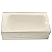 American Standard 2460.102.021 Cambridge Integral Apron Bathing Pool, 5-Feet by 32-Inch, Bone