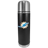NFL Siskiyou Sports Fan Shop Miami Dolphins Graphics Thermos 26 ounce Black