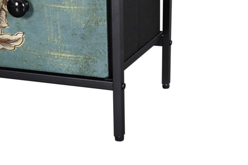 Image of Amazon Brand - Umi Fabric Chest of Drawers for Storage Closet Storage Units Dresser Storage Organizer Chest of Drawers Storage Organizer for Living Room Bedroom Wardrobe Clothes Book - 100x29.8x78cm