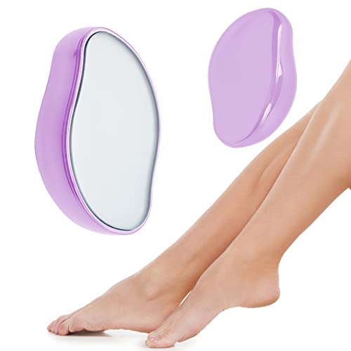 Crystal Hair Eraser Stone, Painless Magic Crystal Hair Remover for Women Men, Silky Hair Removal Eraser Exfoliator Tool for Arms Legs Back Body Any Part