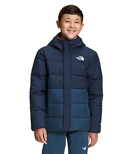 THE NORTH FACE Boys' North Down Fleece-Lined Parka, Shady Blue, X-Large