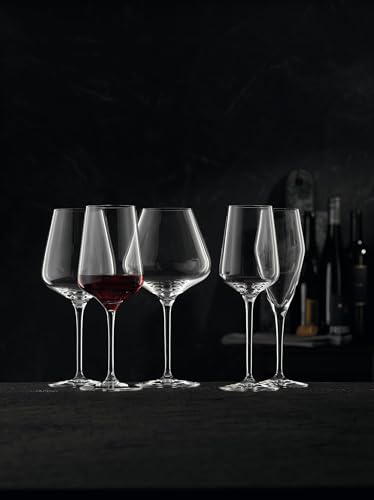Foto von Nachtmann Rotweingläser 550 ml, 4 Stück, ViNova, 98073, Weingläser aus Kristallglas, Rotwein Gläser spülmaschinenfest