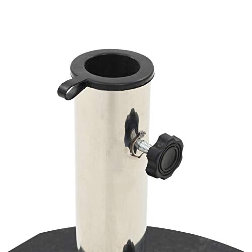 Tidyard Heavy Duty Parasol Base Umbrella Base Stand Granite 30 kg Round