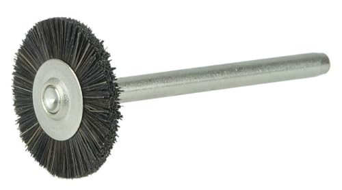 Image of Weiler 26043 3 /4 inch Miniature Wheel, Stiff Hair Fill, 3 /32 inch Stem, Made in The USA (Pack of 144)