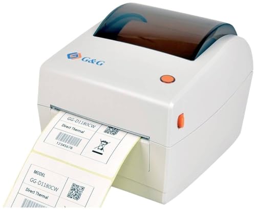 G&G Gg-D1180Cw Etiketten-Stampante Thermodirekt 203 X 203 Dpi Etikettenbreite (Max.): 104Mm Usb