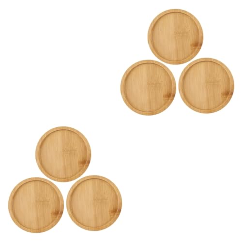 Milisten 2 Juegos Palet De Madera Bandeja para Macetas con Enrejado Soportes para Plantas En Niveles De Interior - Maceta para Plantas Suculentas Jardinera Enrejada 3 Piezas * 2