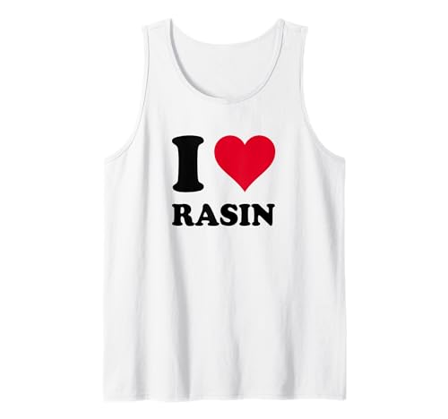 Me Encanta Rasin Camiseta sin Mangas