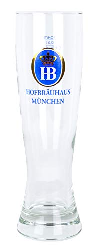Hofbrauhaus Weißbier Glass | Wheat Beer Glass 16.9 Oz (0.5 Litres) Pack Of 2 #TOP3