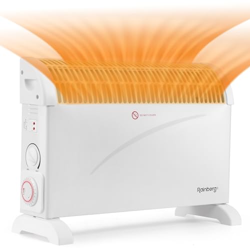 Rainberg 2000W Convector Radiator Heater with 24hr Timer, Electric Heater, Radiator, Heaters for...