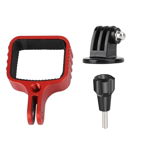 ZNTCH Metal Expansion Bracket Frame for Pocket 3 Aluminum Alloy Adapter Extension Mount for DJI Pocket 3 Handheld Gimbal Accessories (Red)