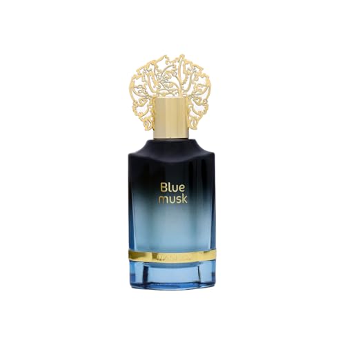 Image of NASEEM Blue Musk Aqua Parfum 55 ML | Luxury Perfume for Men | Natural, Alcohol Free, Long Lasting Fragrance