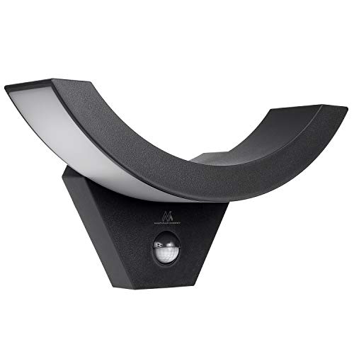 Maclean MCE290 Lampada a LED Decorativa Con Sensore di Movimento a Infrarossi Disponibile in Tre Colori Risparmio Energetico (Nero)
