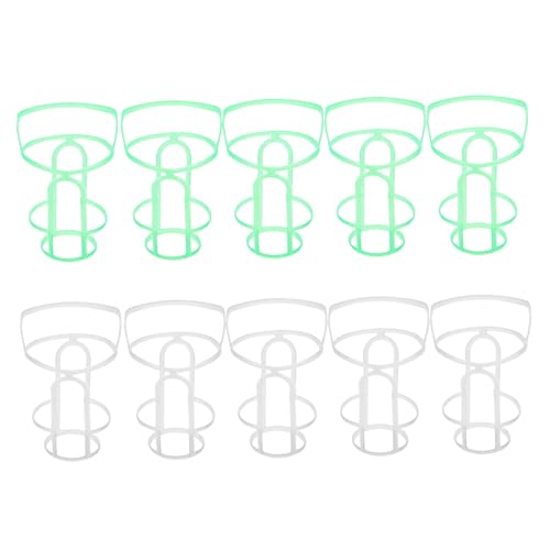Frcolor 20個 輸液ネットバッグ プラスチック製の保存ボトルカバー 生理食塩水注入ネットカバー ボトルプロテクタースリーブ 生理食塩水ボトル吊りネット 輸液ボトルカバー ボトルネットケージ