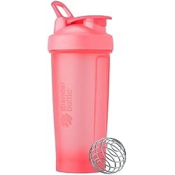 BlenderBottle Classic V2 Plastic Shaker Bottle 28 oz Light Pink