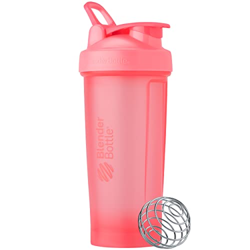 BlenderBottle Classic V2 Shaker Bottle Perfect for Protein Shakes and Pre Workout, 28-Ounce, Light Pink by BlenderBottle - Used condition - US$10.88