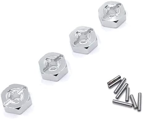 Compatible with Wltoys 144001 144010 124007 124016 124018 124019 A949 A959 A959-B Metal 12mm Wheel Hex Hub Adapter Combiner RC Car Upgrade Parts