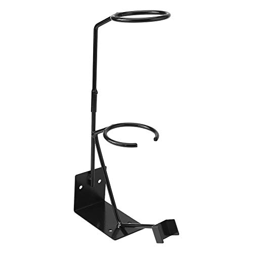Sprayer Ständer, Gravity-Feed Lackierpistole Halter mit Sieb-Halter for Wand Sitzbank Farbe (schwarz)