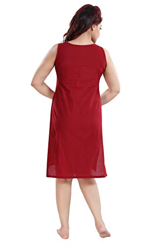 Image of Cotton Rich Camisole Slip for Women | Long Kurti Slip /Suit Slip /Camisole Slip Knee Length Inner(Long Inner)