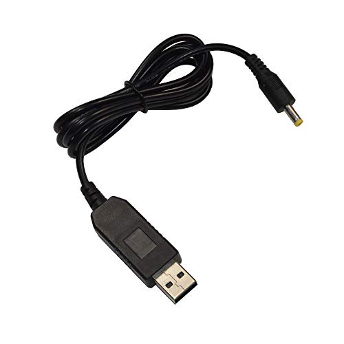 HQRP USB Adapter Cable Compatible with Sony AC-E60 AC-E60HG AC-E601 AC-E602 AC-E604 AC-6013 RDP-M5IP RDP-M7iP 1-489-625-11 Portable Speaker Dock Cord Lead Wire