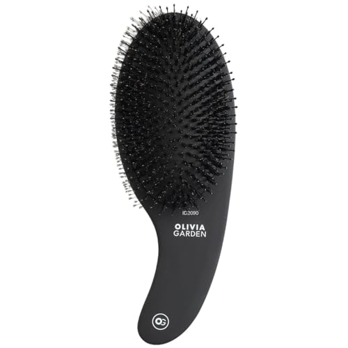 EXPERT CARE CURVE Boar&Nylon Bristles Matt Black