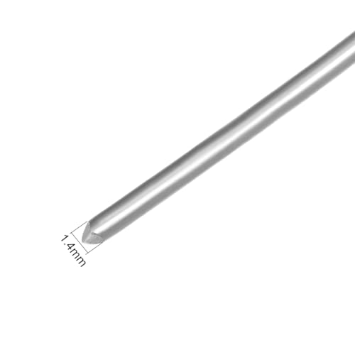 sourcing map 1,4 mm AWG15 Heizwiderstandsdraht Nichrome Kabel für Heizelemente 32.8ft de