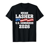 Micah Lasher 2026 for Congress New York NY-12 T-Shirt