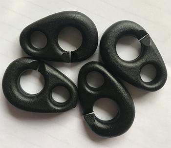 Nautos - HPN016- Sister Clip - Black or White - Hole line 3/8