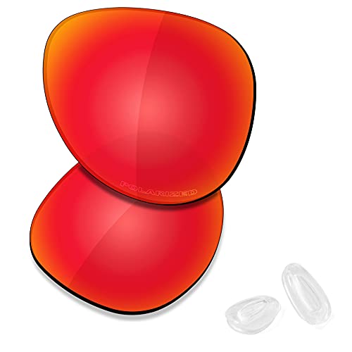Image of SAUCER Premium Replacement Lenses & Nosepads for Oakley Elmont L OO4119 60mm Sunglasses