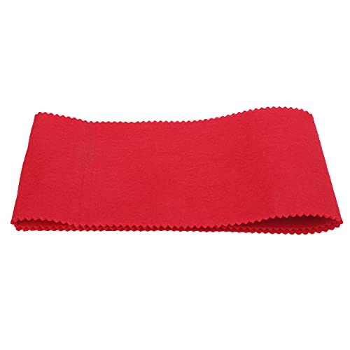 Alomejor Cubierta Antidust de Tela de Teclado de Piano para la Absorción, Protección contra el Polvo y el Daño, la Cubierta Clave para la Exhibición de Instrumentos Musicales (rojo)