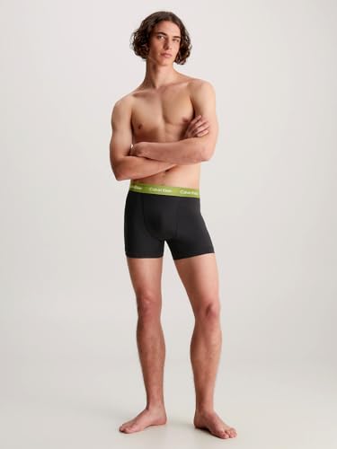 Image of Calvin Klein CK-001 Men's Trunks Underwear Low Rise Trunks 3 Pack Set