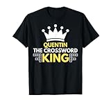 Crossword Puzzle Clue King Quentin T-Shirt