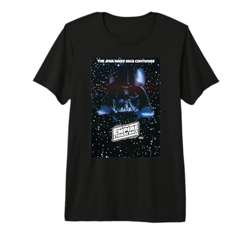 T-shirt Star Wars Empire Strikes Back en coton premium avec affiche australienne vintage
