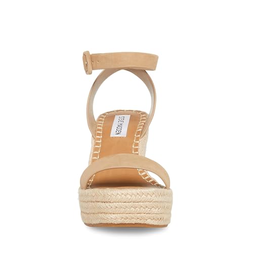 Steve Madden Steve Madden Women's Upstage Wedge Sandal, Tan Suede, 10