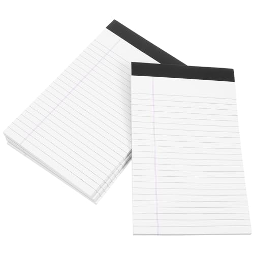 HIAKDOFT de Notas Legal Perforado para Oficina Libros de Desprendibles con Líneas Horizontales Multifuncional para Planificación y Recordatorios Papelería Esencial para Escritorio