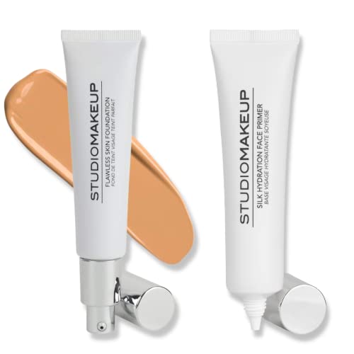 Studiomakeup Hyaluronic Acid Face Primer & Honey Soft Shade Foundation #TOP18