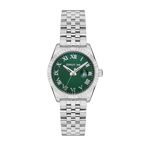 Cerruti Armbanduhr Date Baccio Green - Silver