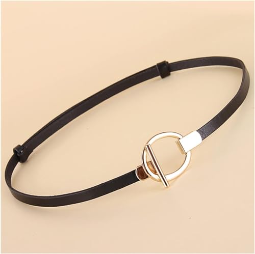 Womens Belt Simple Women' Waist Belts Genuine Leather Waist Strap Adjustable Belts Thin Fashion Dress Pants Belt adjustable4