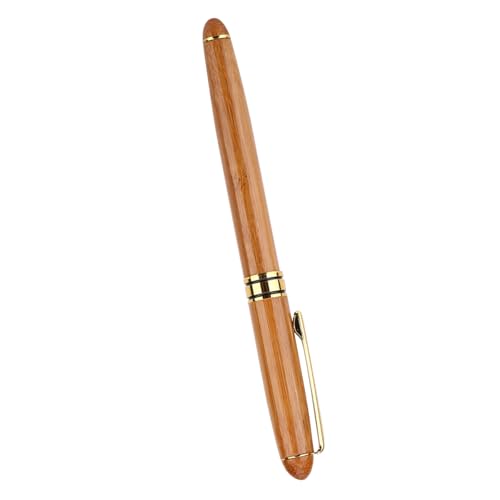Asixxsix Pluma Estilográfica de Arte Caligrafía, Punta Ancha, Escritura para Artistas, Estudiantes, de bambú, Gótico árabe, 1 ud. (Punta del bolígrafo 1,9 mm.)