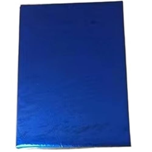 Papier aluminium de marquage à chaud A4 bleu pour création de cartes