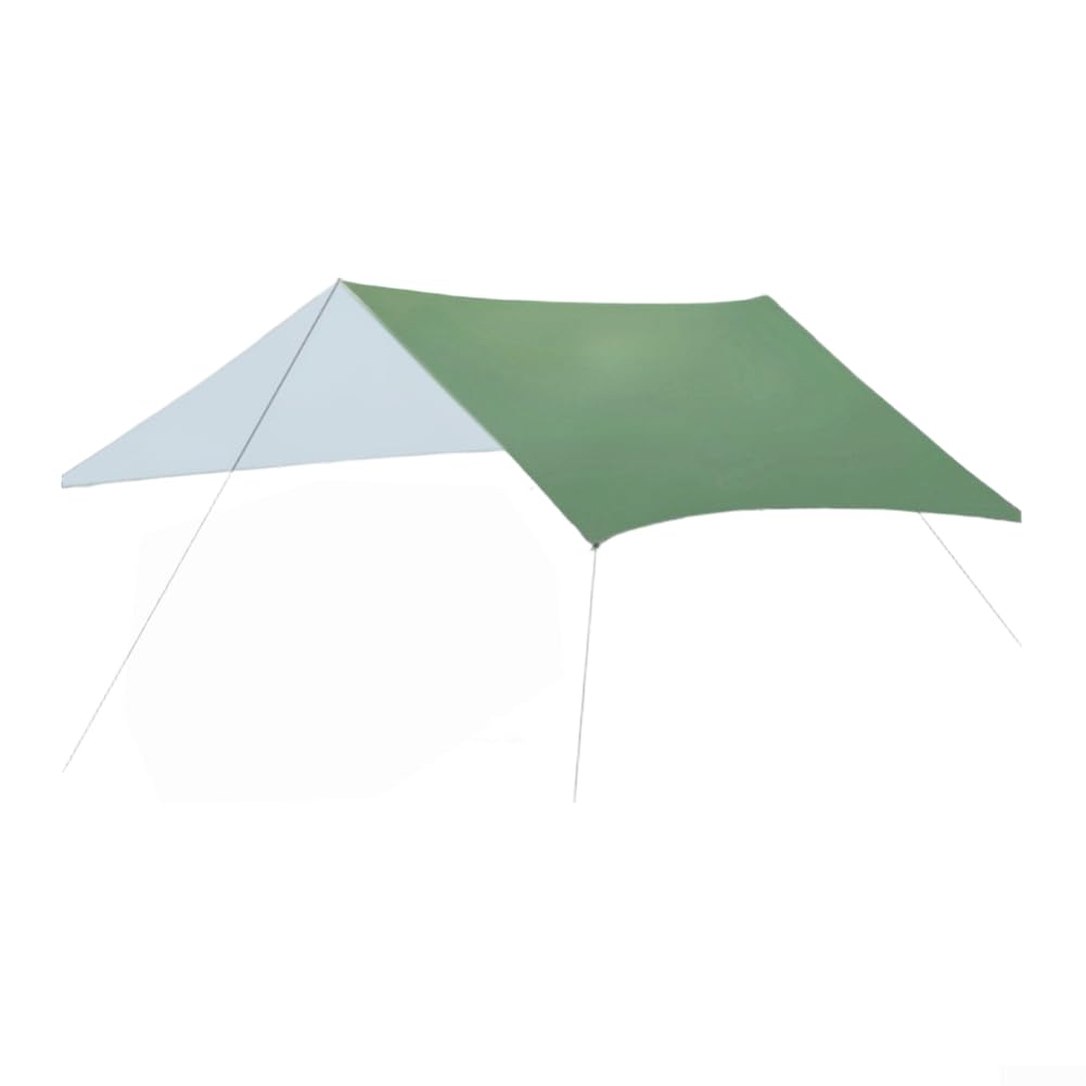 Toldo impermeable de camuflaje 300x300 cm verde para camping