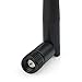 Bingfu Dual Band WiFi Antenna 3dBi SMA Male Antenna(2-Pack) for Wireless Vedio Security IP Camera Recorder Surveillance Recorder Truck Trailer Rear View Backup Camera Reversing Monitor