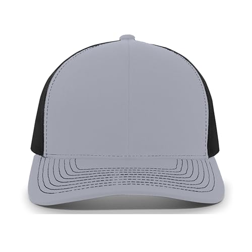 Image of Pacific Headwear Contrast Stitch Trucker Snapback