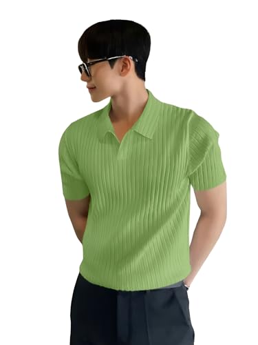Image of Leriya Fashion Tshirt for Man | T Shirt for Mans | Mens Tshirts | Polo T- Shirt for Mens | Half Sleeve Polo Neck Tshirt for Men (Available in Plus Sizes)